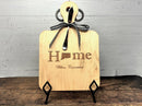 Personalized Engraved Maple Artisan Board with Cheese Knife (12" x 8" )