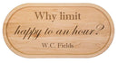 Oval Maple Wood Cheeseboard 20 x 9"