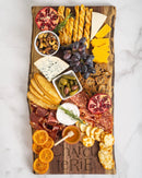 Personalized Walnut Live Edge Charcuterie Board 24"x14"