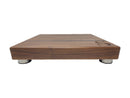 Personalized Engraved Walnut Cutting Board / Butcher Block with Stainless Steel Feet, FREE SHIPPING!