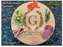 Personalized Maple Lazy Susan - 16" Round